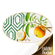 bandeja de porcelana Oval Amazonia